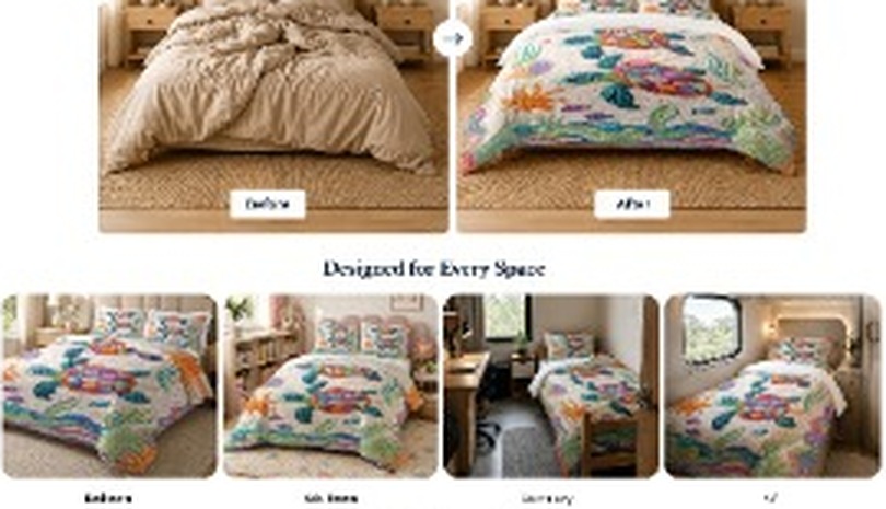 Bedroom planning and styled bedding